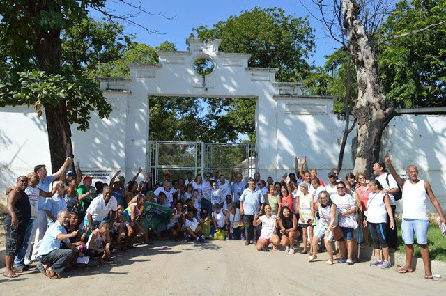 Moradores protestam em defesa do Parque de Realengo 100% verde