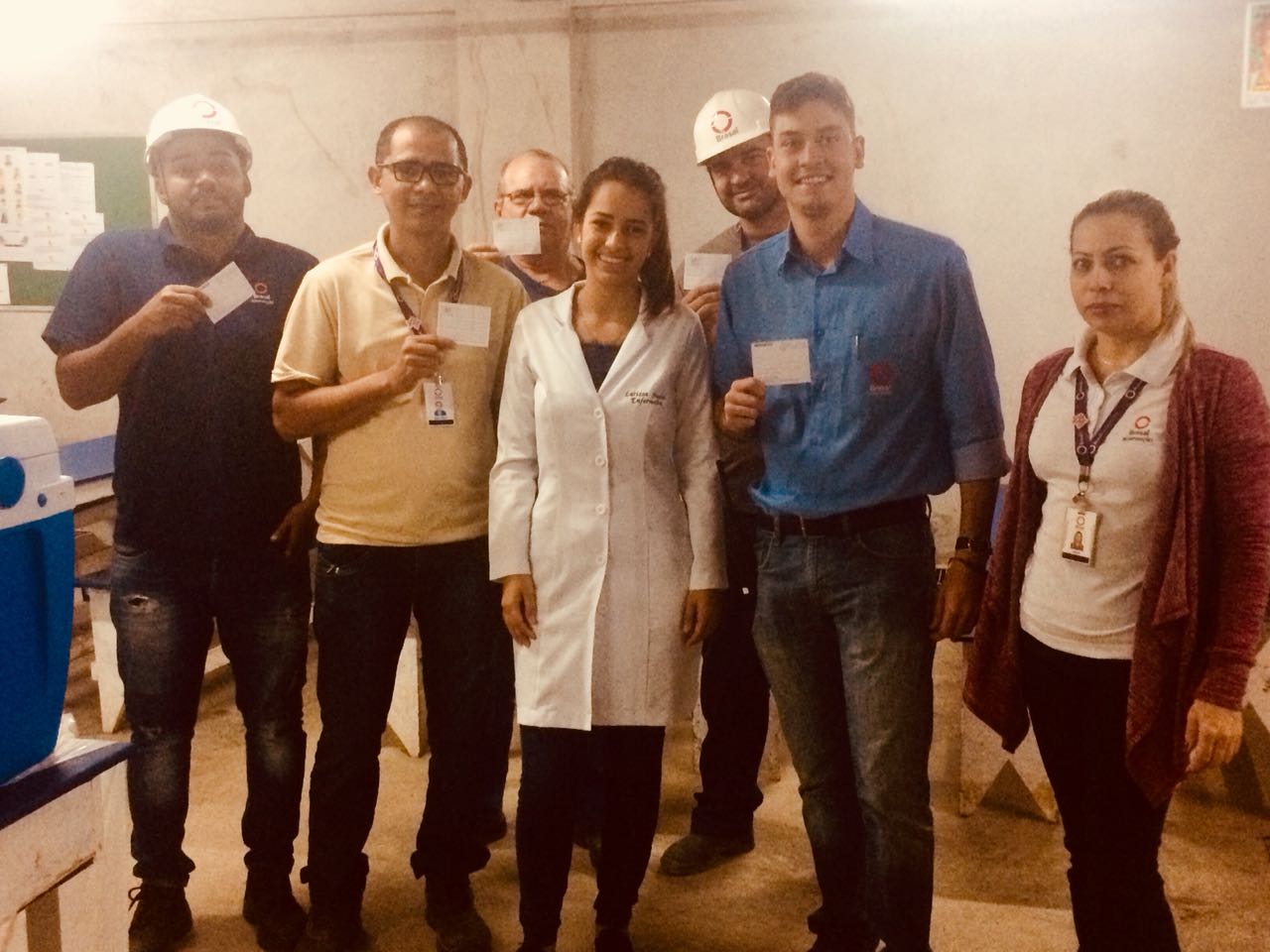 Saúde: Colaboradores da Brasal Incorporações em Goiânia recebem imunização contra H1N1