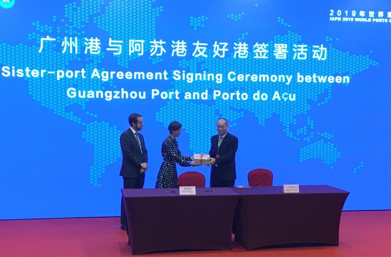 Porto do Açu se aproxima da China e fecha acordo de cooperação  com o Porto de Guangzhou