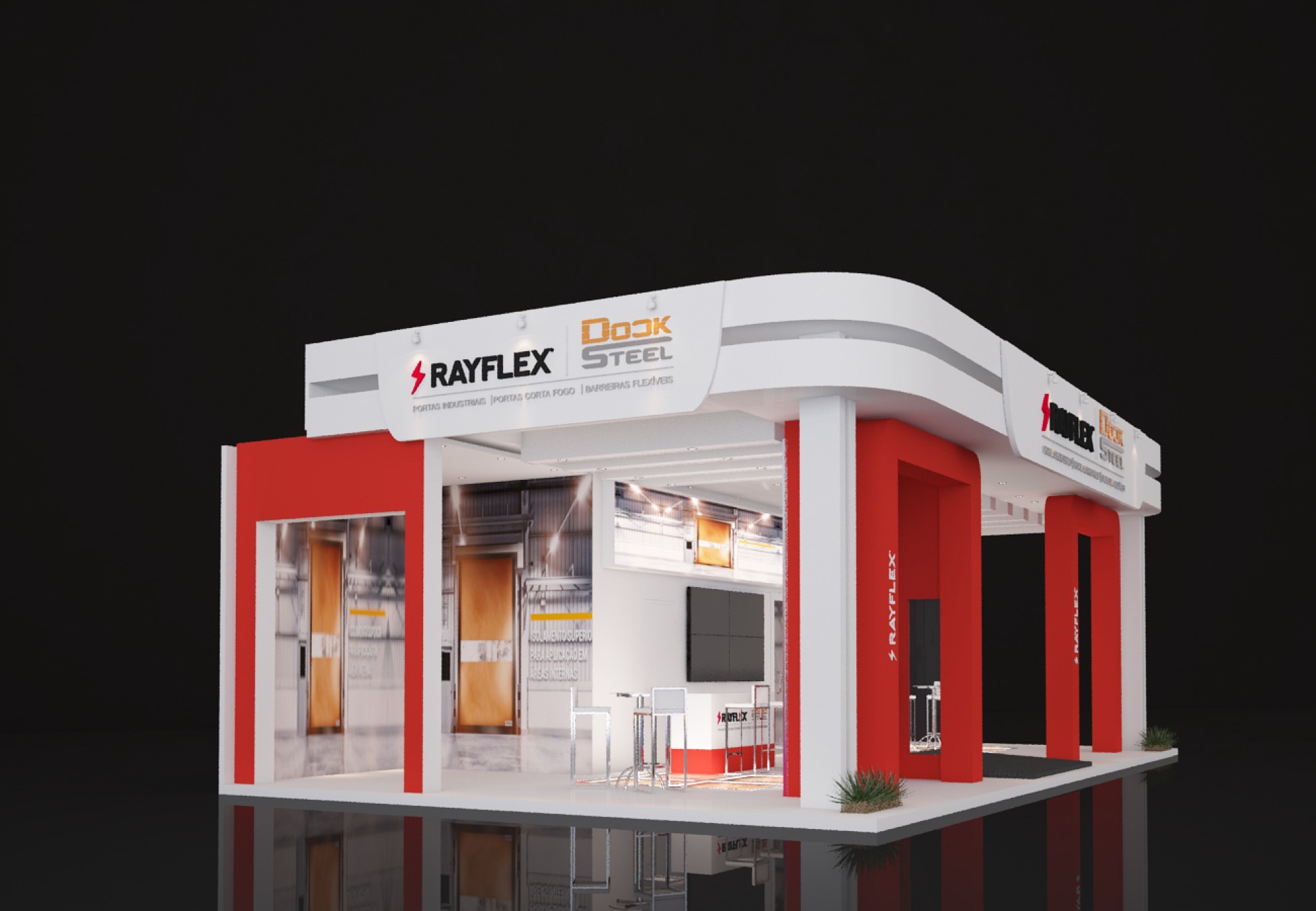 Rayflex leva portas autorreparáveis com vedação total à Fispal Tecnologia