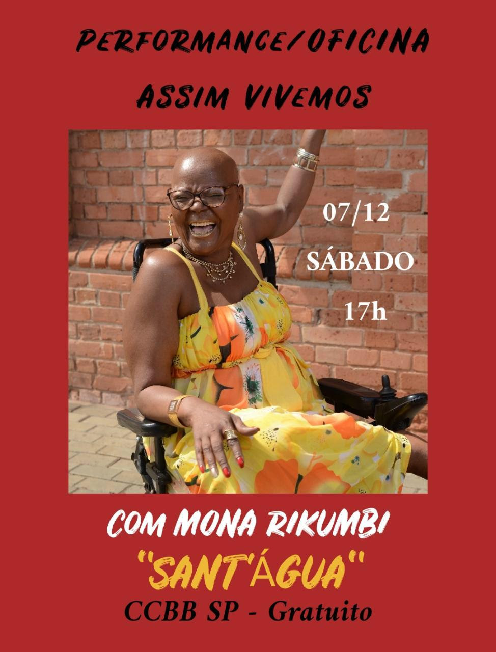 Primeira cadeirante negra a se apresentar no Teatro Municipal faz oficina no CCBB São Paulo