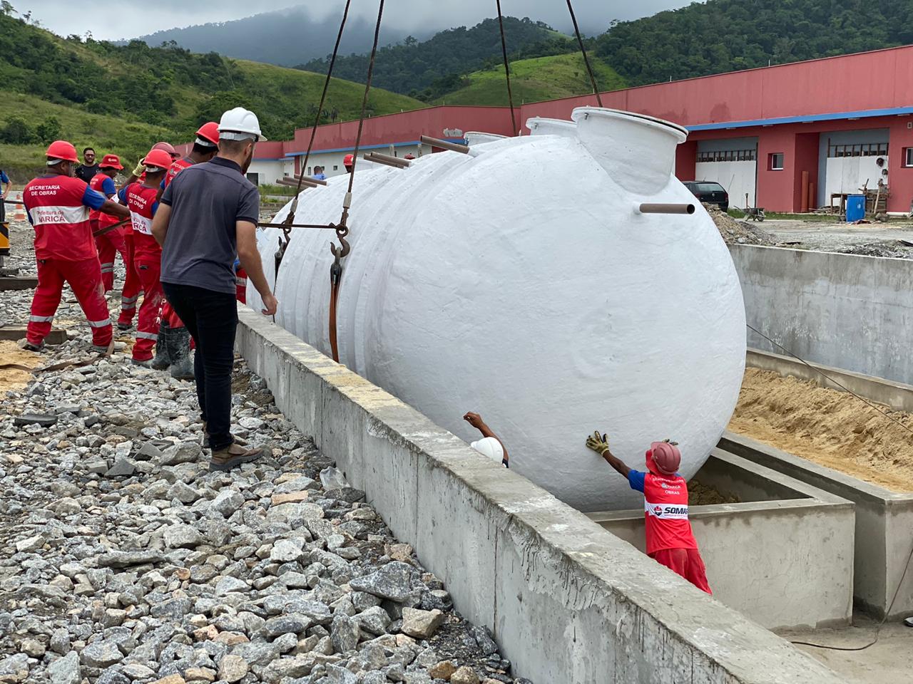 Marica segue investindo: novo hospital Ernesto Che Guevara recebe estações de tratamento de esgoto