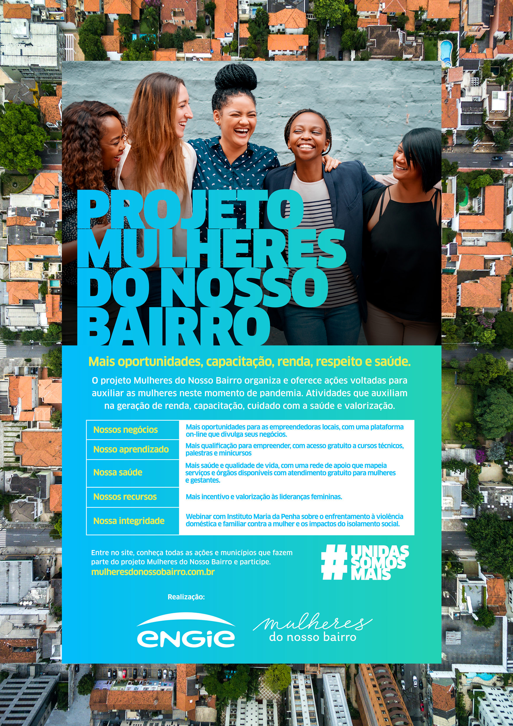 Mulheres do Nosso Bairro: última semana para fazer a inscrição no edital