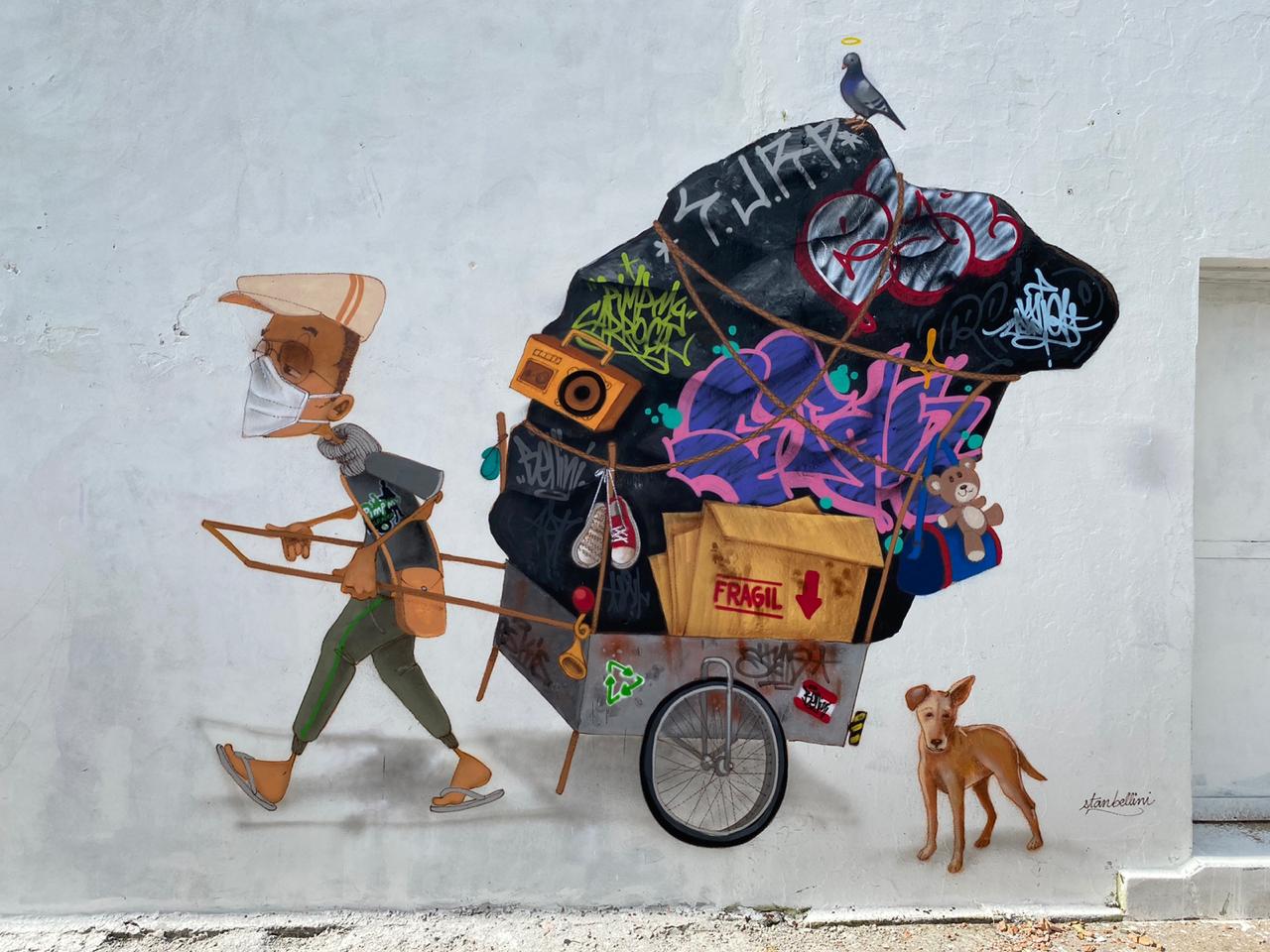 Movimento realiza mutirão artístico na Cooperativa Acrepom, em Araçatuba