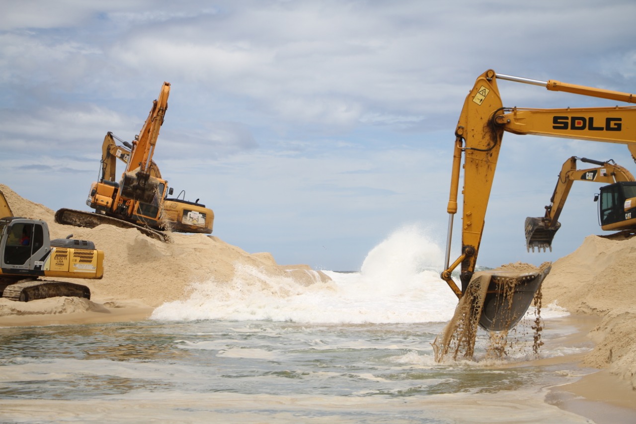 Canal da Barra é liberado após 10 dias de serviços de obras