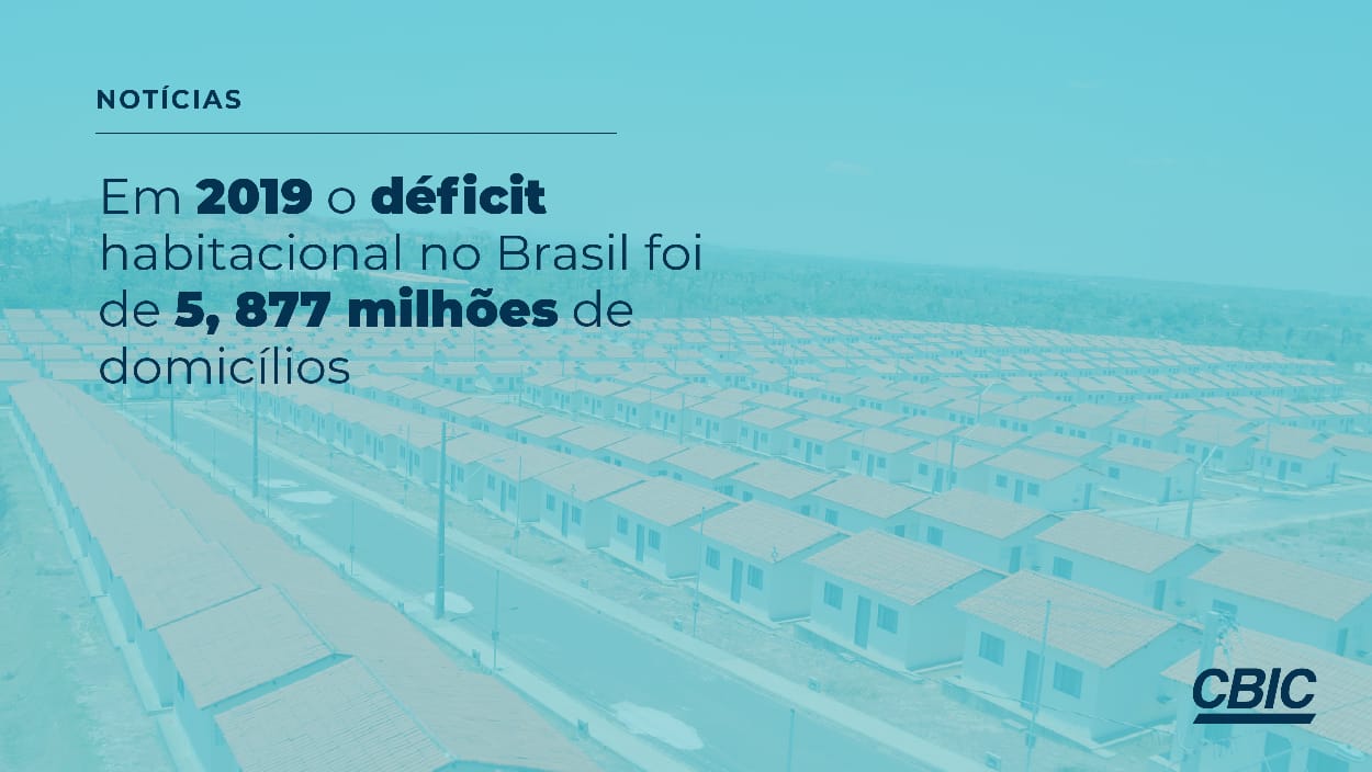 CBIC: Déficit habitacional é de 5,877 milhões de moradias no País