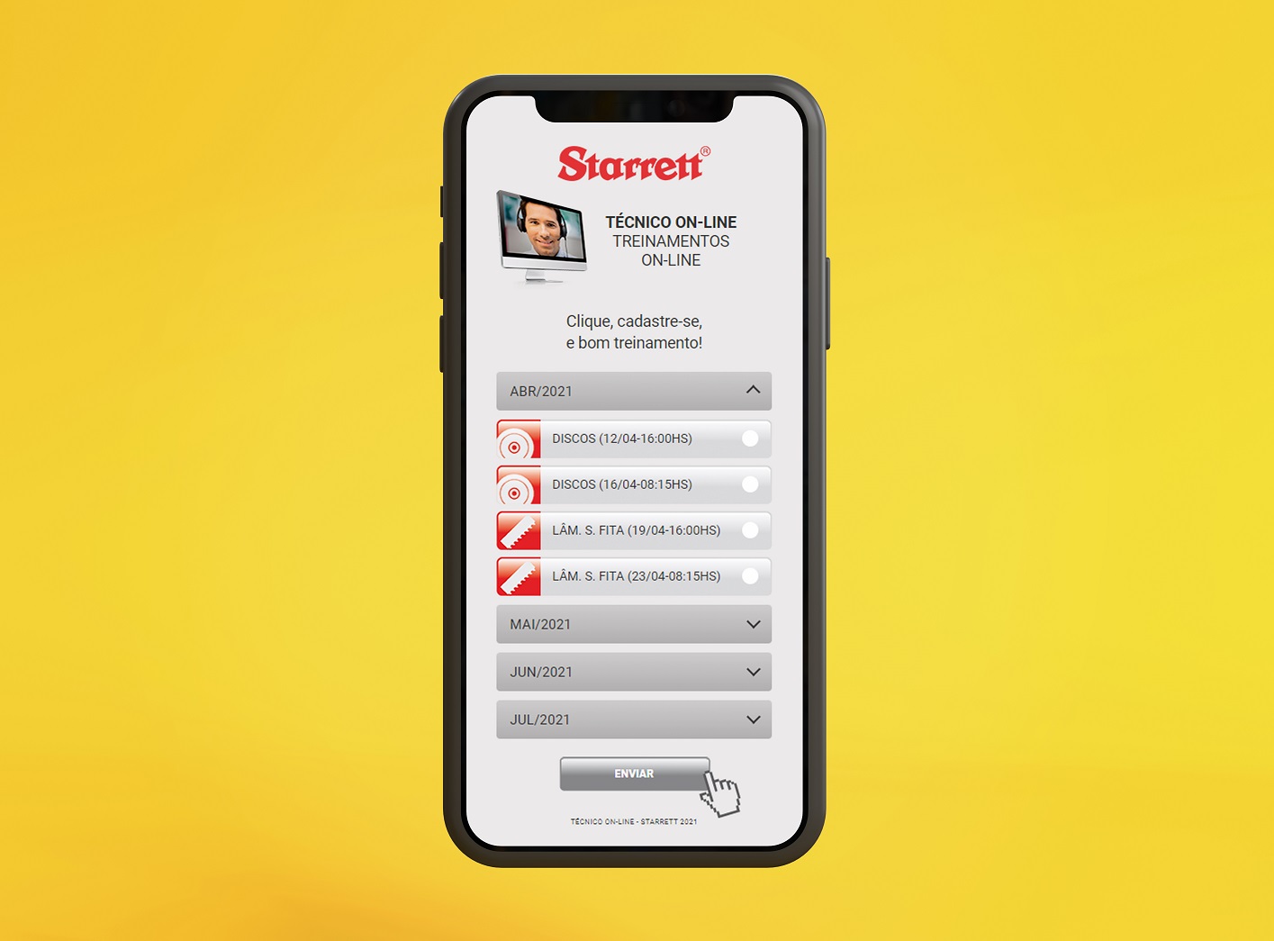 Starrett lança plataforma de cursos on-line gratuitos