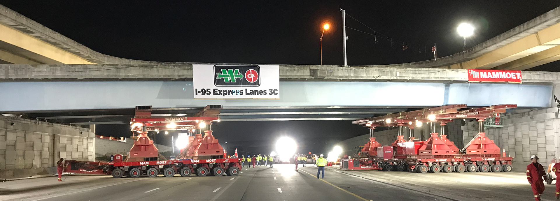 Mammoet conclui rápida remoção da ponte na Flórida