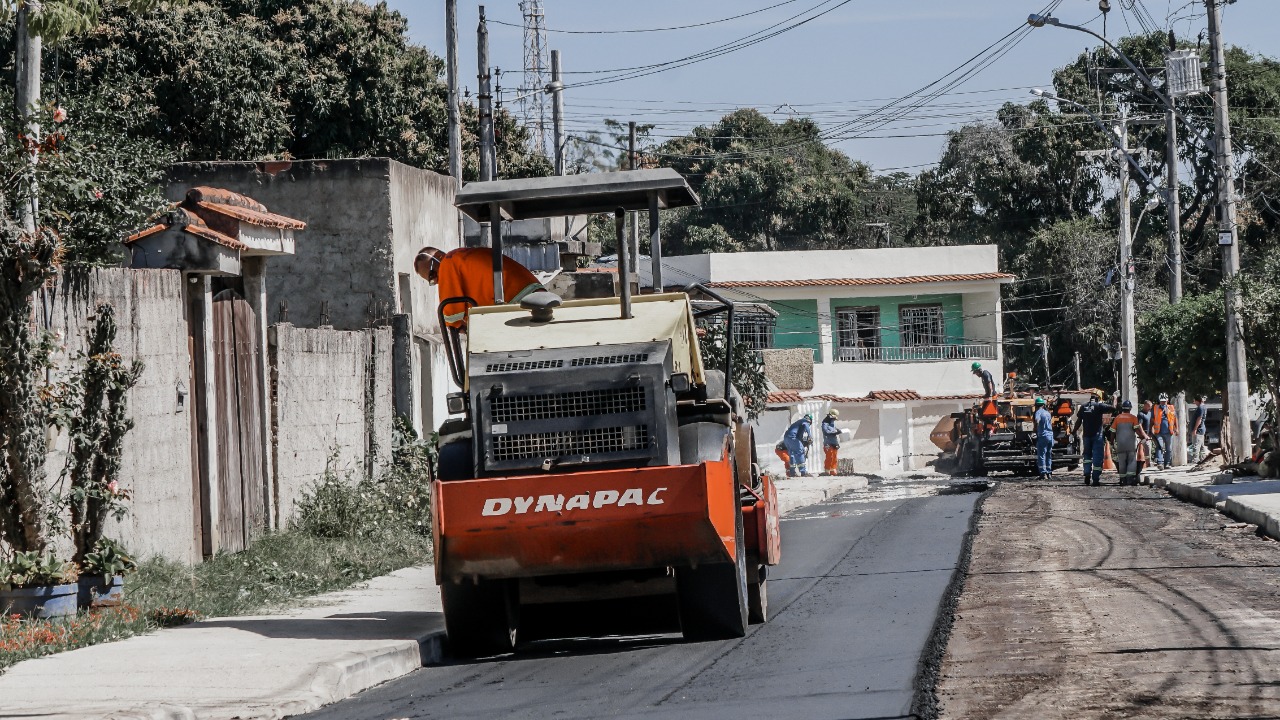 Prefeitura de Itaboraí dá início às obras de pavimentação em ruas do bairro Ampliação