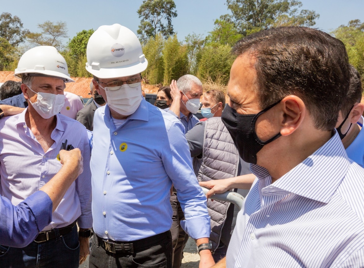 Governador do estado de São Paulo visita obra da MPD Engenharia do Hospital Rota dos Bandeirantes em Barueri