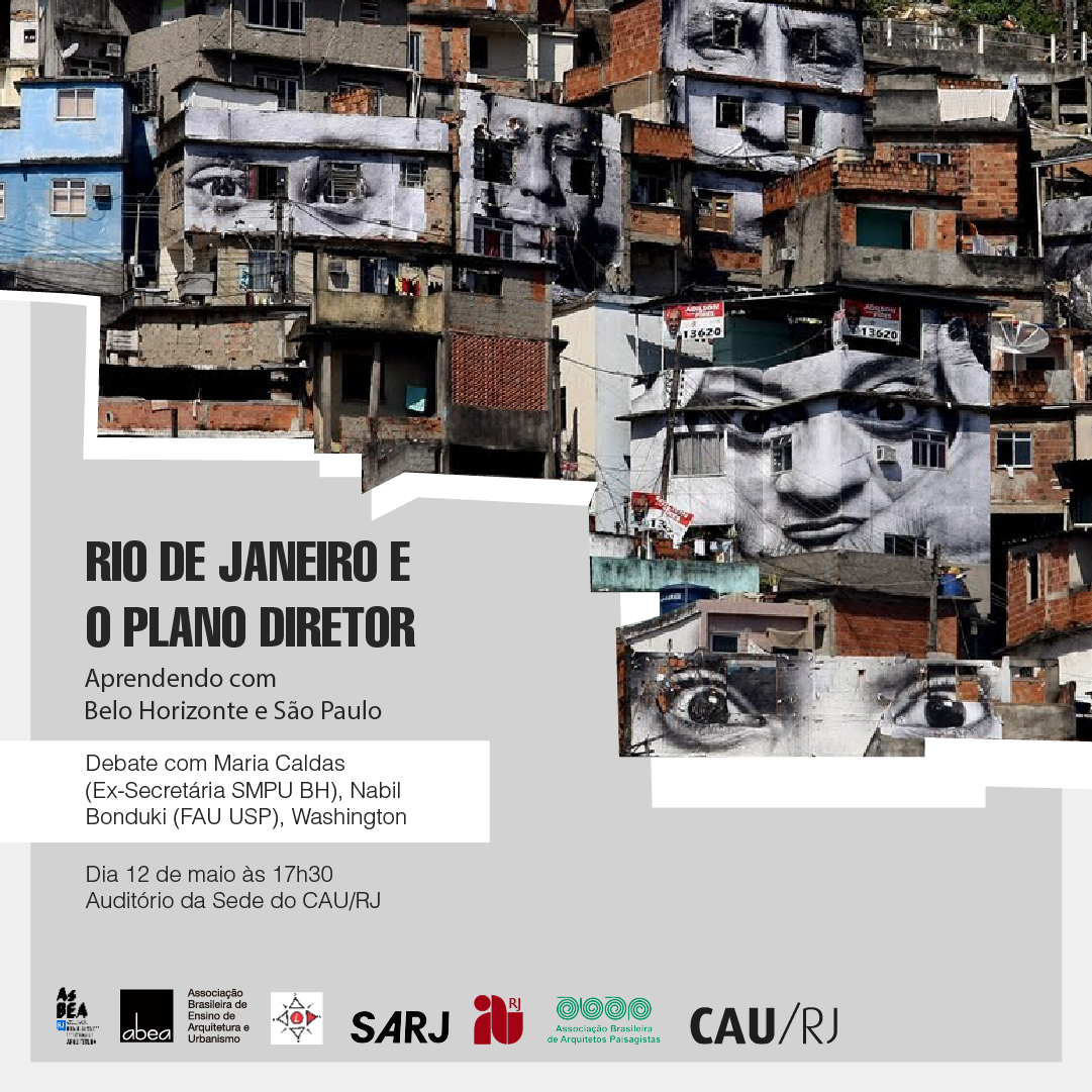 Evento discute plano diretor do Rio de Janeiro a partir dos exemplos de São Paulo e Belo Horizonte