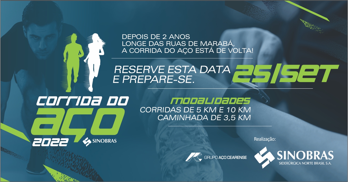 Programe-se para a 10ª edição da Corrida do Aço