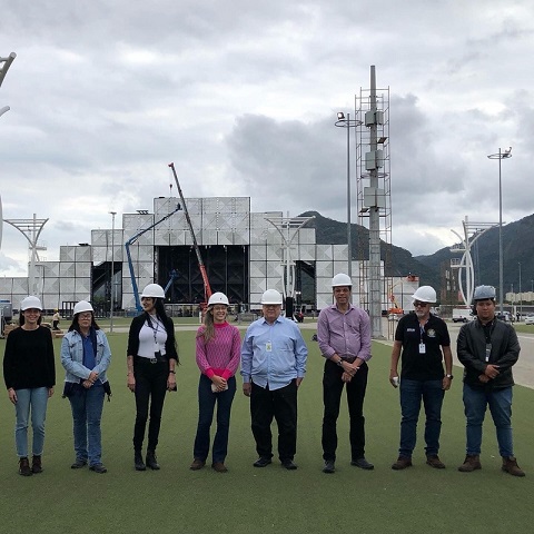 Presidente do Crea-RJ vistoria montagem da estrutura da Cidade do Rock