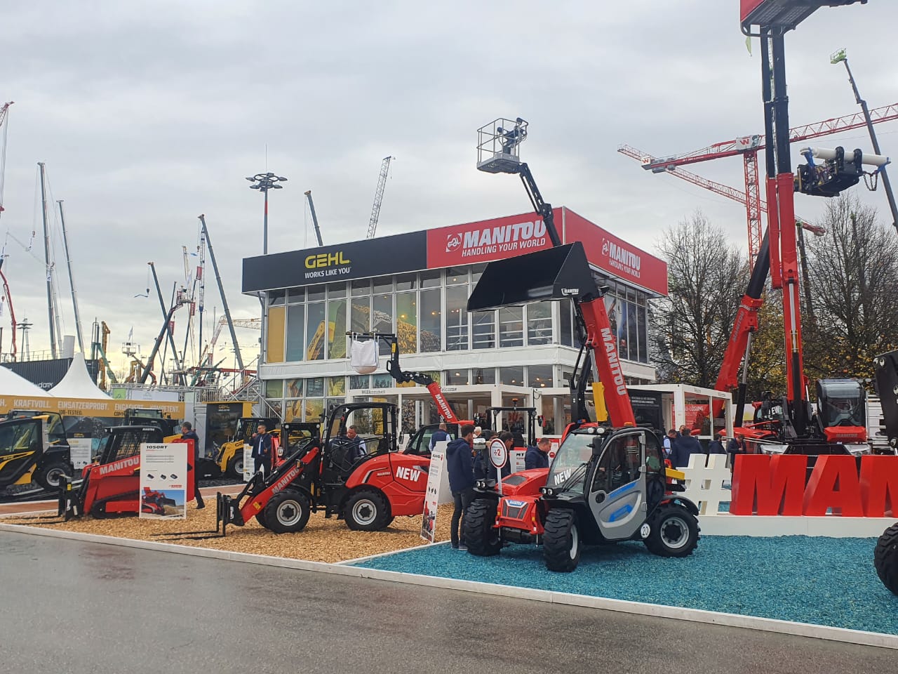 Grupo Manitou apresenta um número recorde  de novos produtos na Bauma 2022