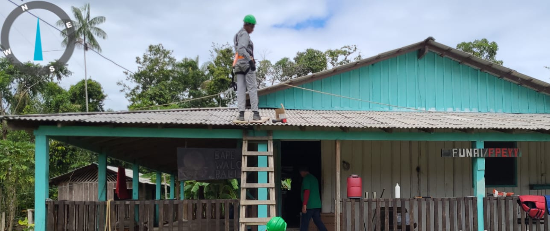 MME instala placas solares na Terra Indígena Yanomami