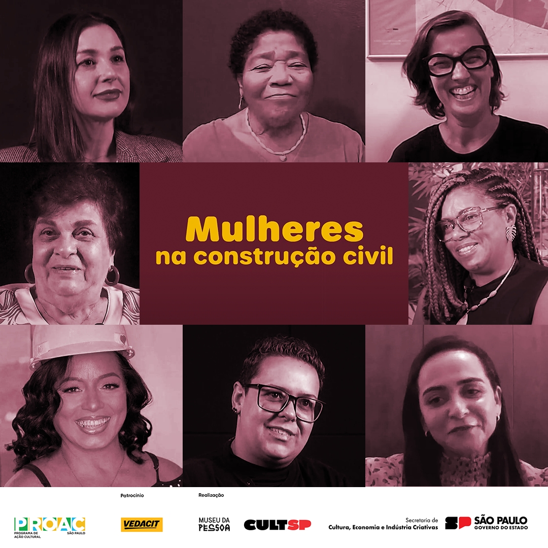 Vedacit e Museu da Pessoa projeto “Mulheres na construção civil”