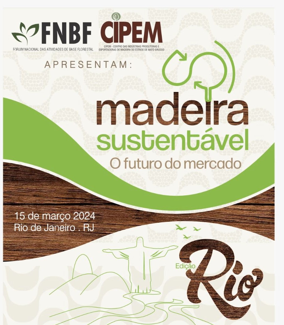 Futuro do mercado da madeira sustentável é tema de evento no Rio
