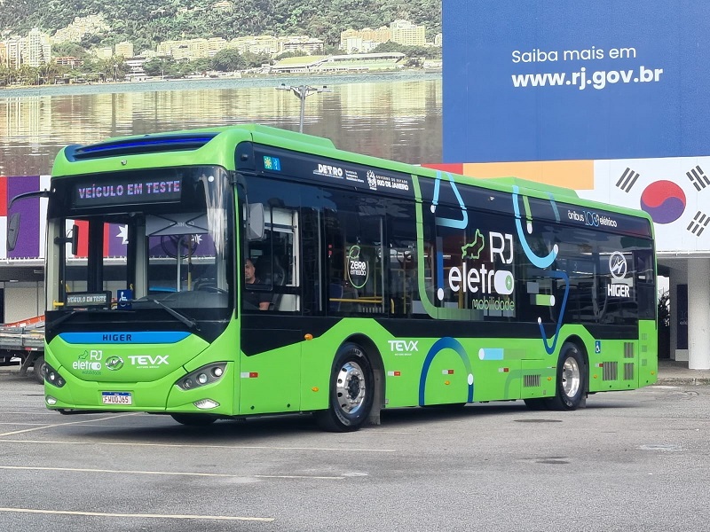 Transporte Verde: TEVX Higer participa do RJ Eletromobilidade