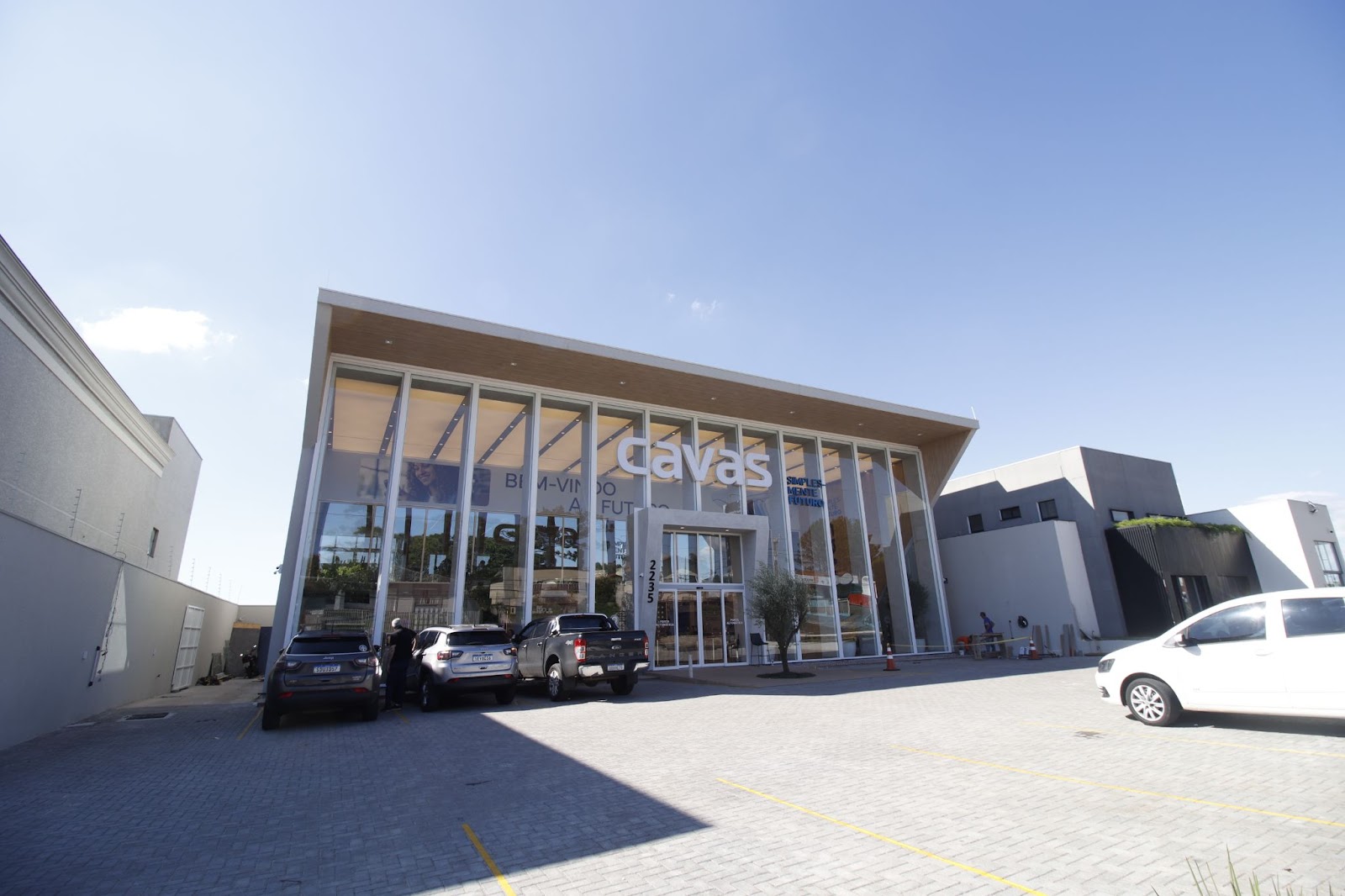 Loja futurista em Ponta Grossa no Paraná é a primeira obra em Steel Frame com aço XCarb no Brasil